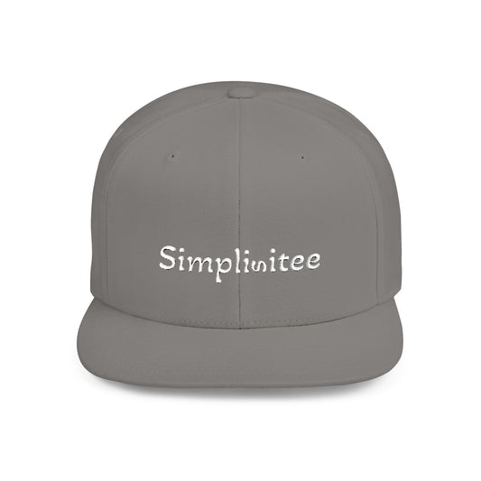 Simplisitee - Stylish Flat Bill Snapback Hat, Trendy Cap, Streetwear Essential, Casual Fashion Accessory, Gift for Him/Her, Comfortable and Adjustable