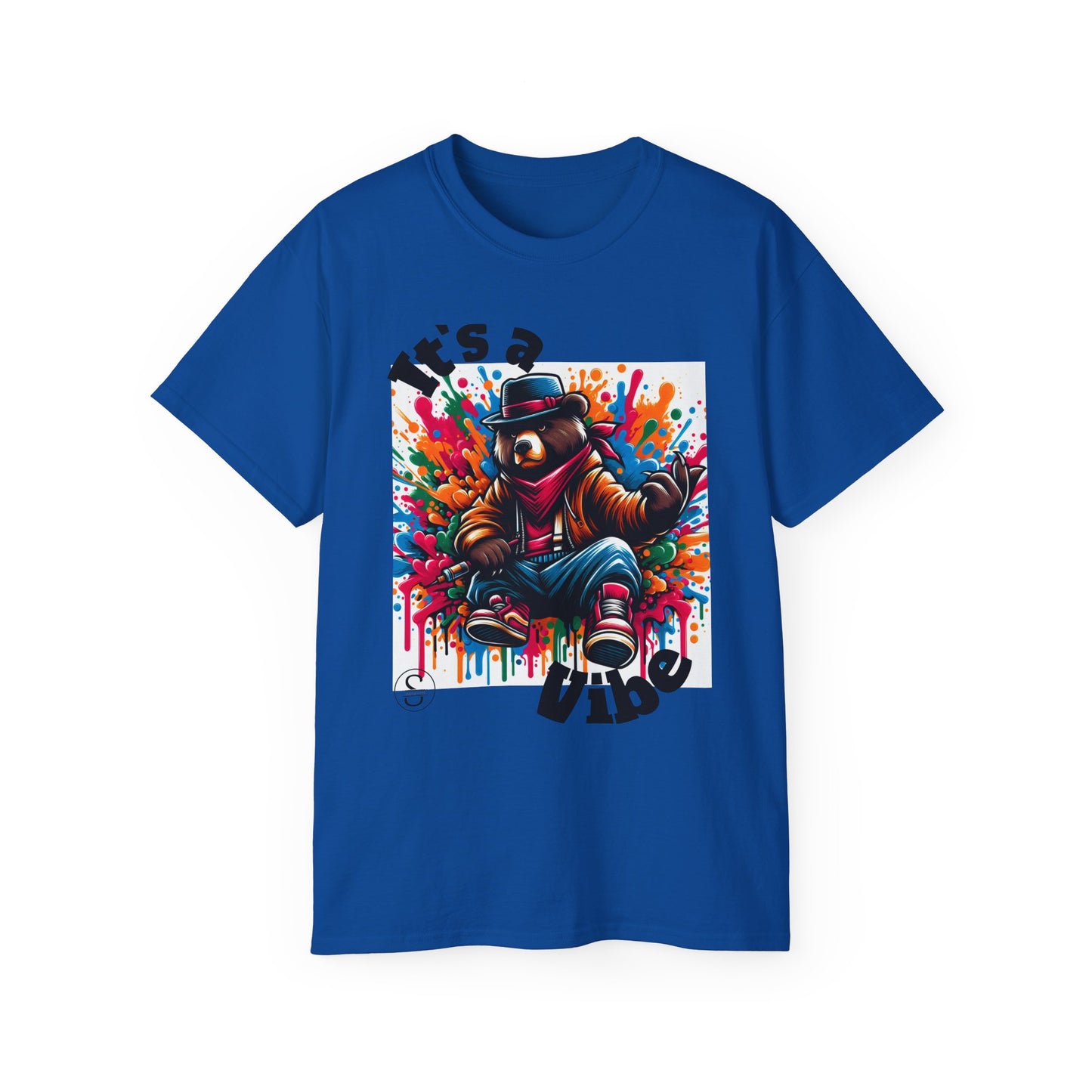 Simplisitee - It's a Vibe Unisex Ultra Cotton Tee - Funky Graphic Tee for Casual Outings & Parties