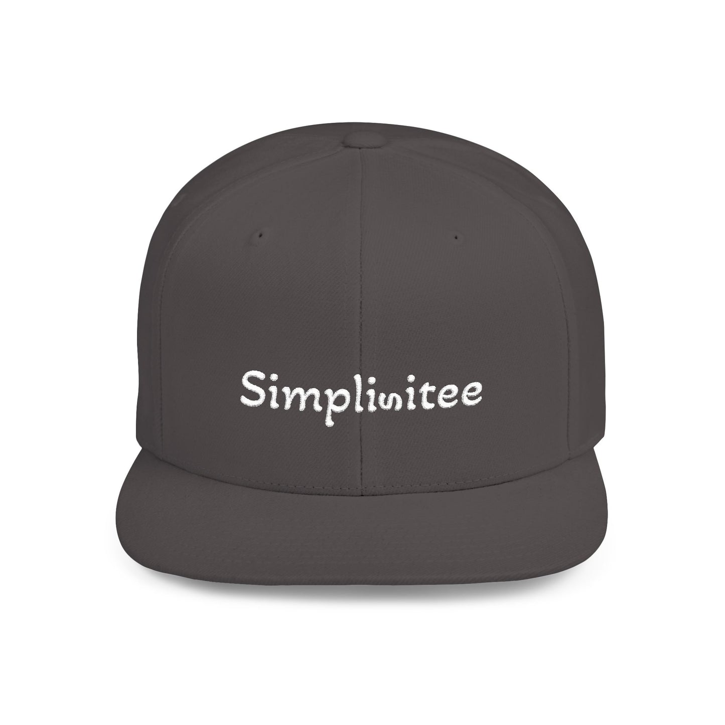 Simplisitee - Stylish Flat Bill Snapback Hat, Trendy Cap, Streetwear Essential, Casual Fashion Accessory, Gift for Him/Her, Comfortable and Adjustable