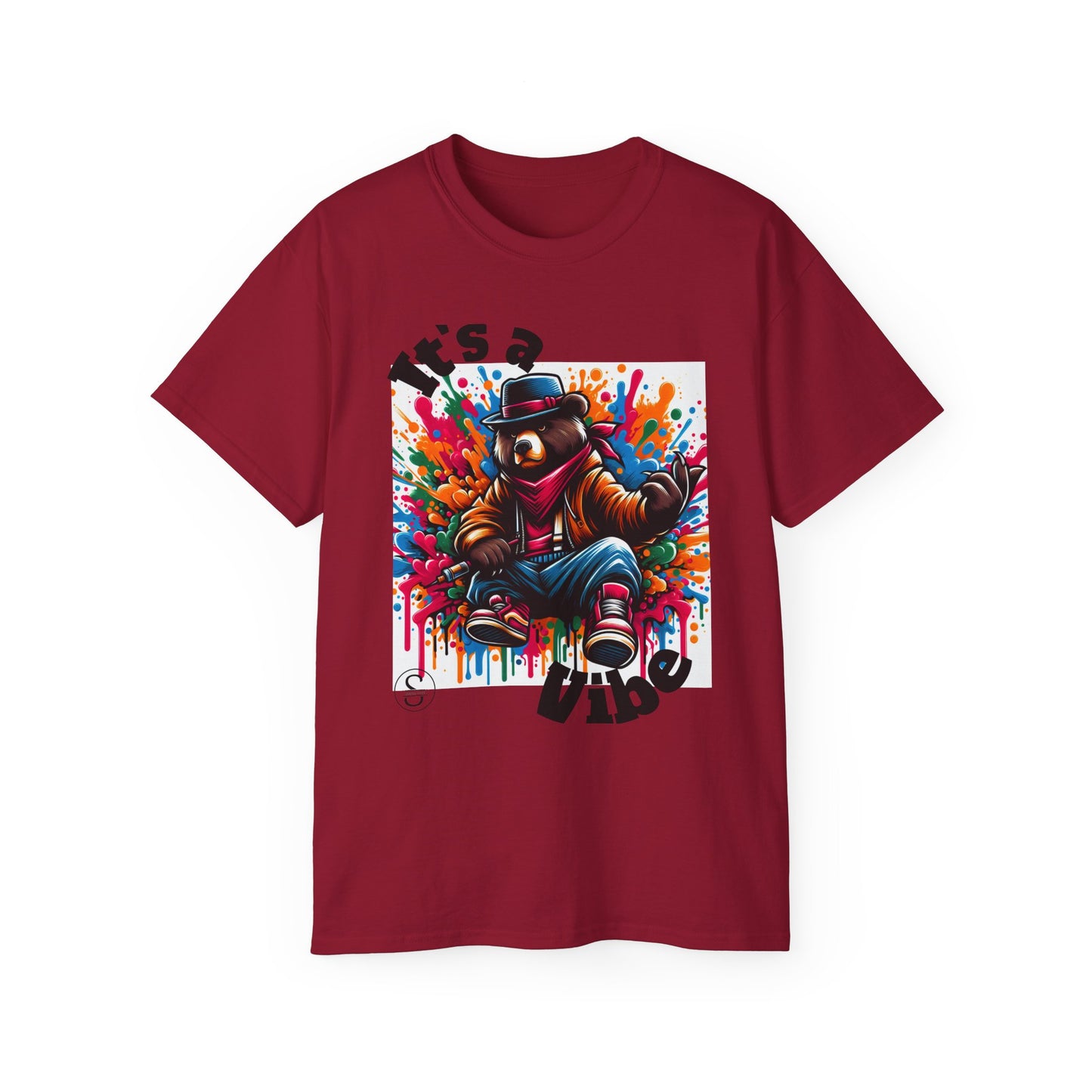 Simplisitee - It's a Vibe Unisex Ultra Cotton Tee - Funky Graphic Tee for Casual Outings & Parties