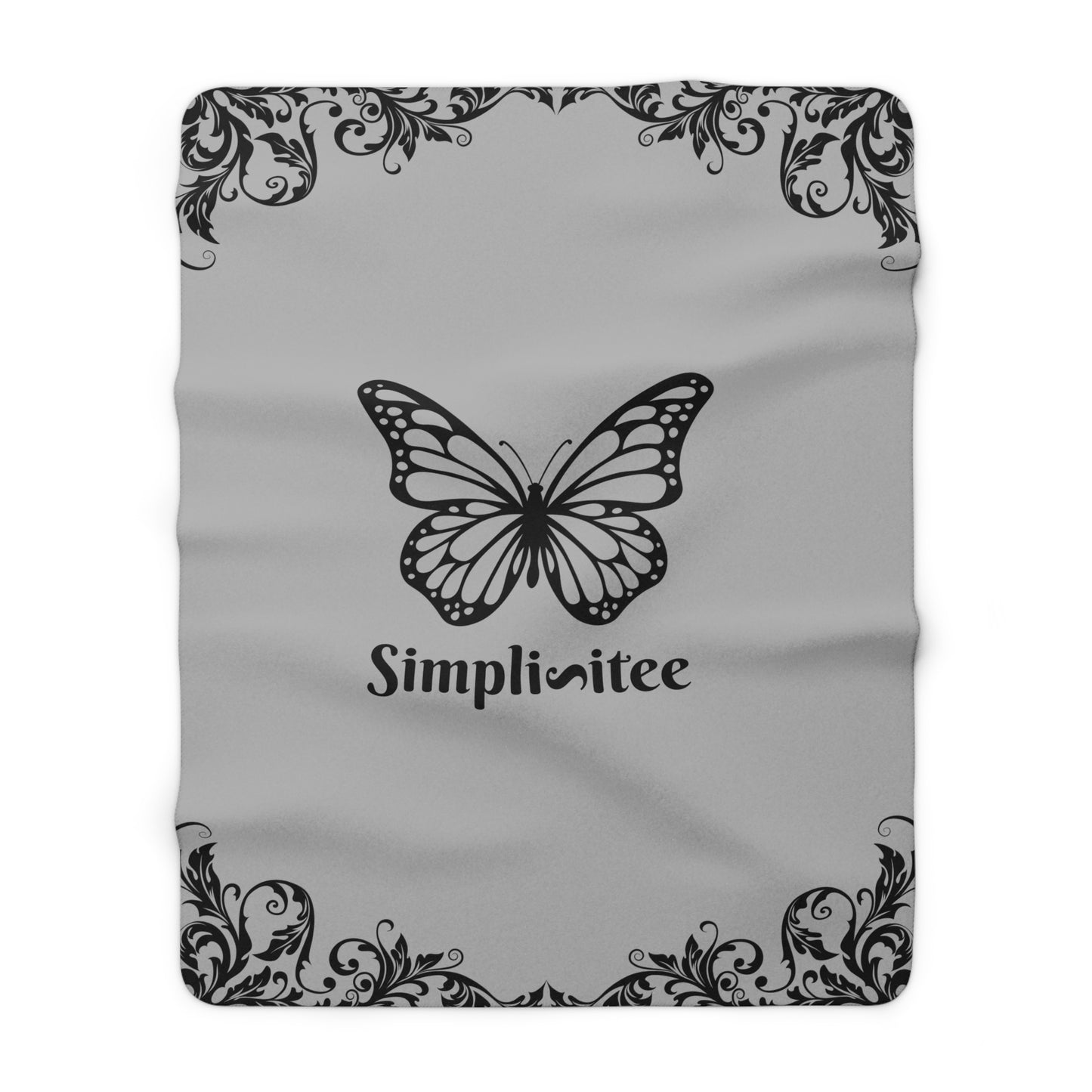 Simplisitee - Luxury Butterfly Sherpa Fleece Blanket - Cozy Decor for Home & Gifts