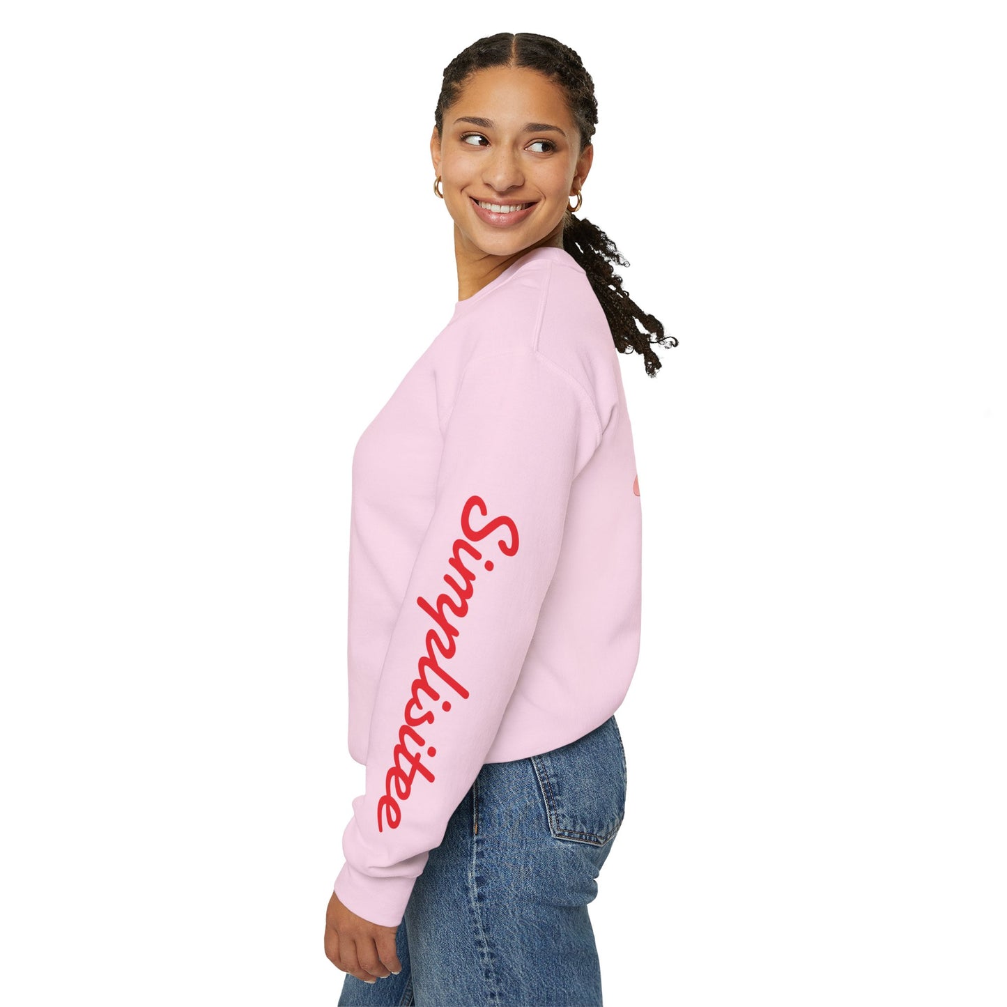 Simplisitee - Strawberry Bunny Sweatshirt - Cute Unisex Crewneck, Cozy Apparel for Spring, Pastel Aesthetic, Perfect Gift for Her, Easter Fashion