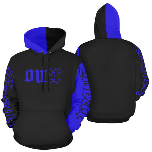 dark blue hoodie All Over Print Hoodie for Men (USA Size) (Model H13)