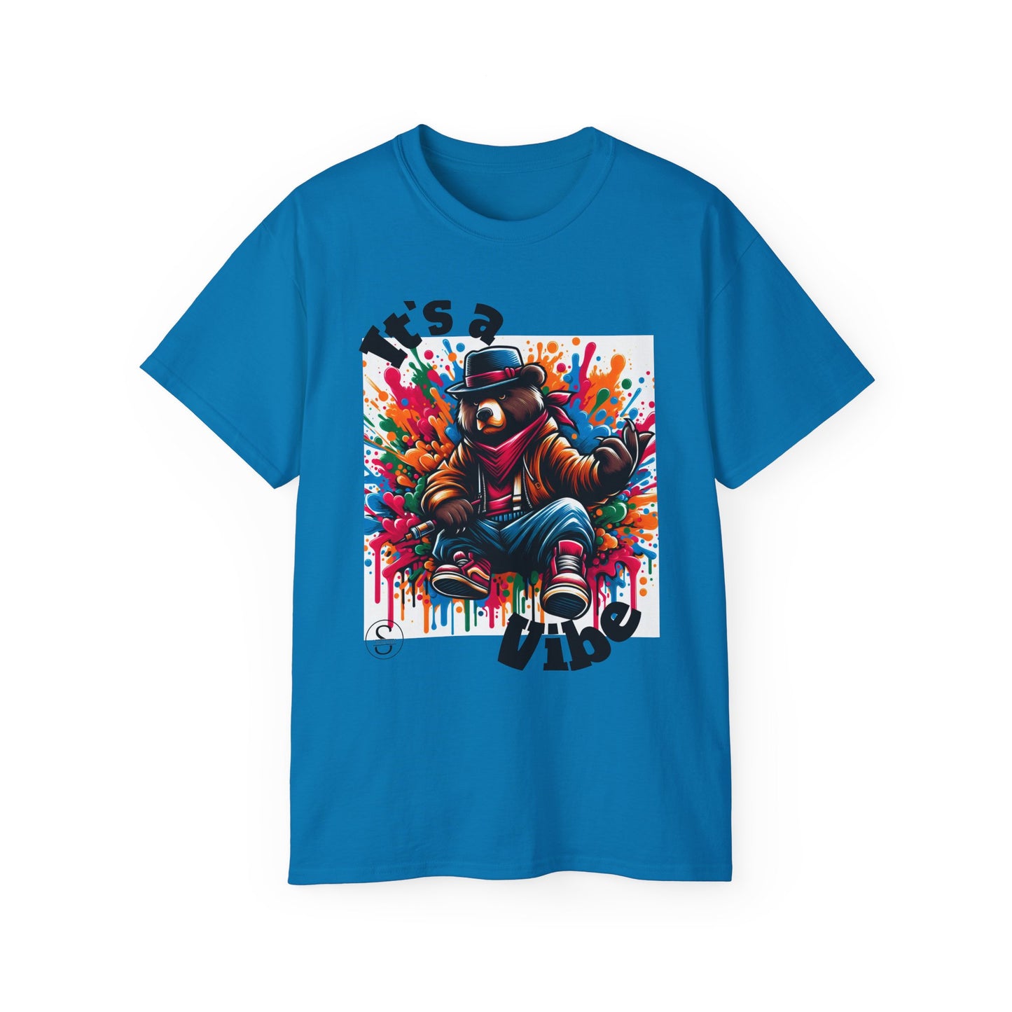 Simplisitee - It's a Vibe Unisex Ultra Cotton Tee - Funky Graphic Tee for Casual Outings & Parties