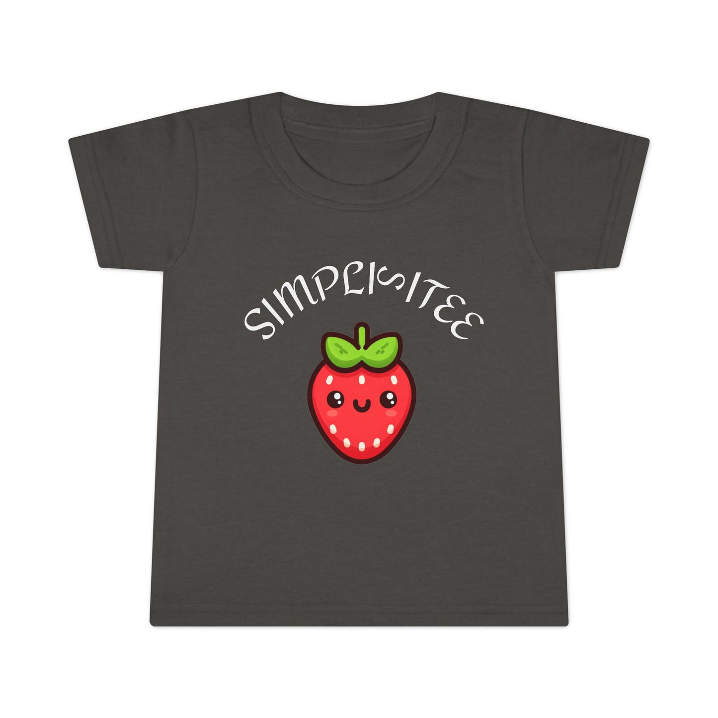 Simplisitee Cute Strawberry Toddler T-Shirt, Simple Style Kids Tee, Birthday Gift, Summer Outfit, Playtime Apparel