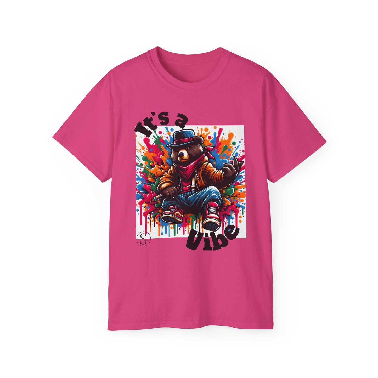 Simplisitee - It's a Vibe Unisex Ultra Cotton Tee - Funky Graphic Tee for Casual Outings & Parties