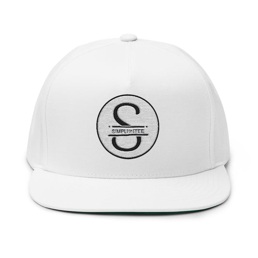Simplisitee - Embroidered Flat Bill Cap - Stylish Snapback Hat for Fashion, Outdoor Adventures, Gift, Unisex