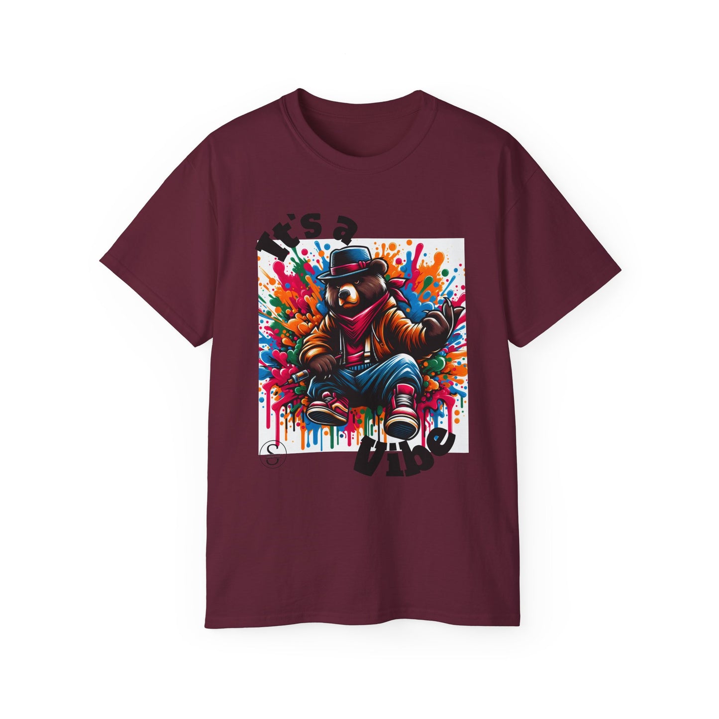Simplisitee - It's a Vibe Unisex Ultra Cotton Tee - Funky Graphic Tee for Casual Outings & Parties