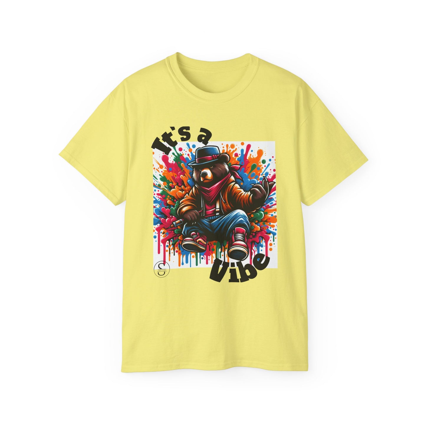 Simplisitee - It's a Vibe Unisex Ultra Cotton Tee - Funky Graphic Tee for Casual Outings & Parties
