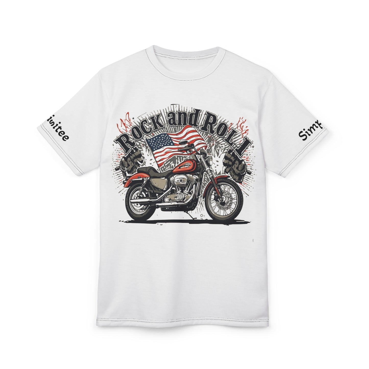 Rock and Roll Motorcycle Tee