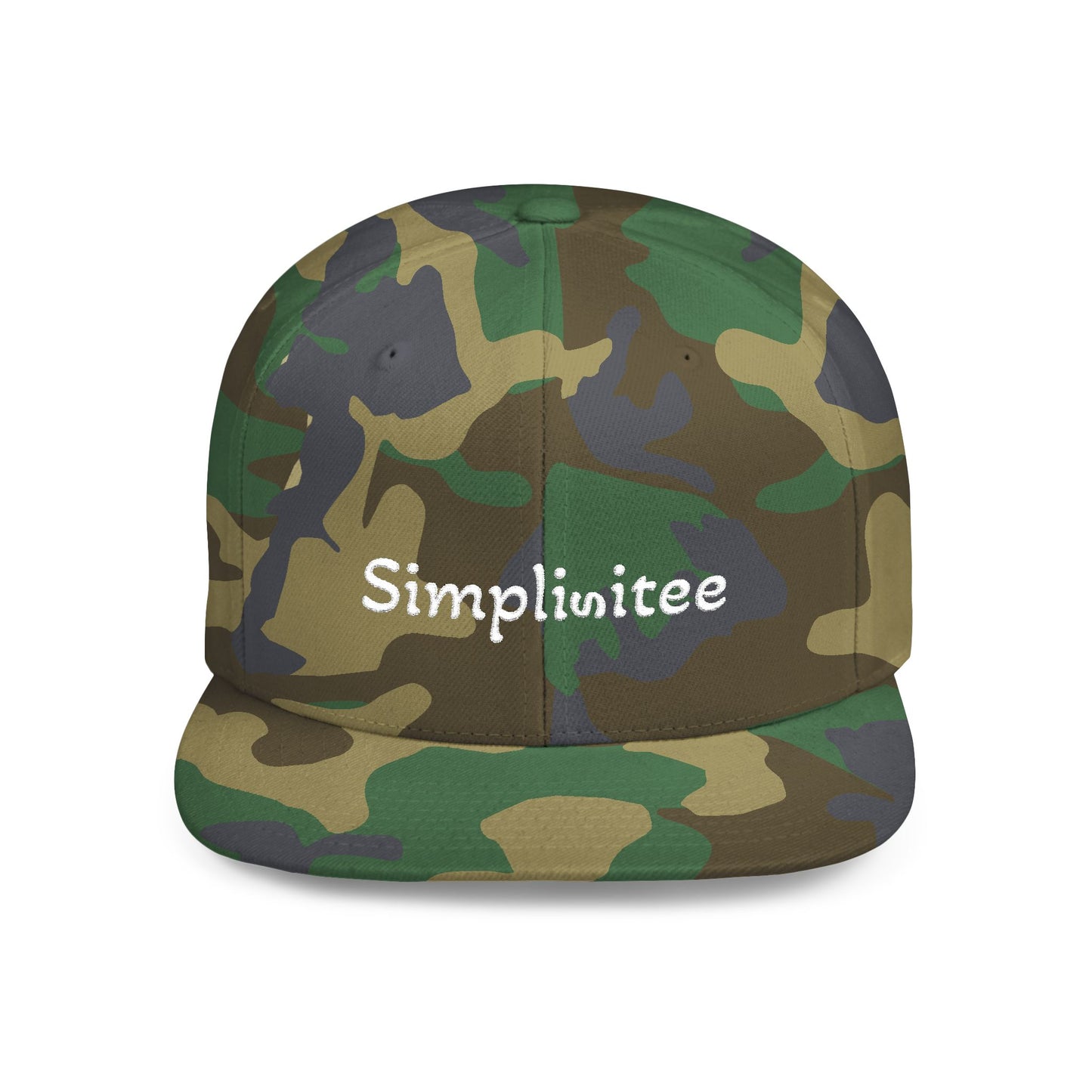 Simplisitee - Stylish Flat Bill Snapback Hat, Trendy Cap, Streetwear Essential, Casual Fashion Accessory, Gift for Him/Her, Comfortable and Adjustable