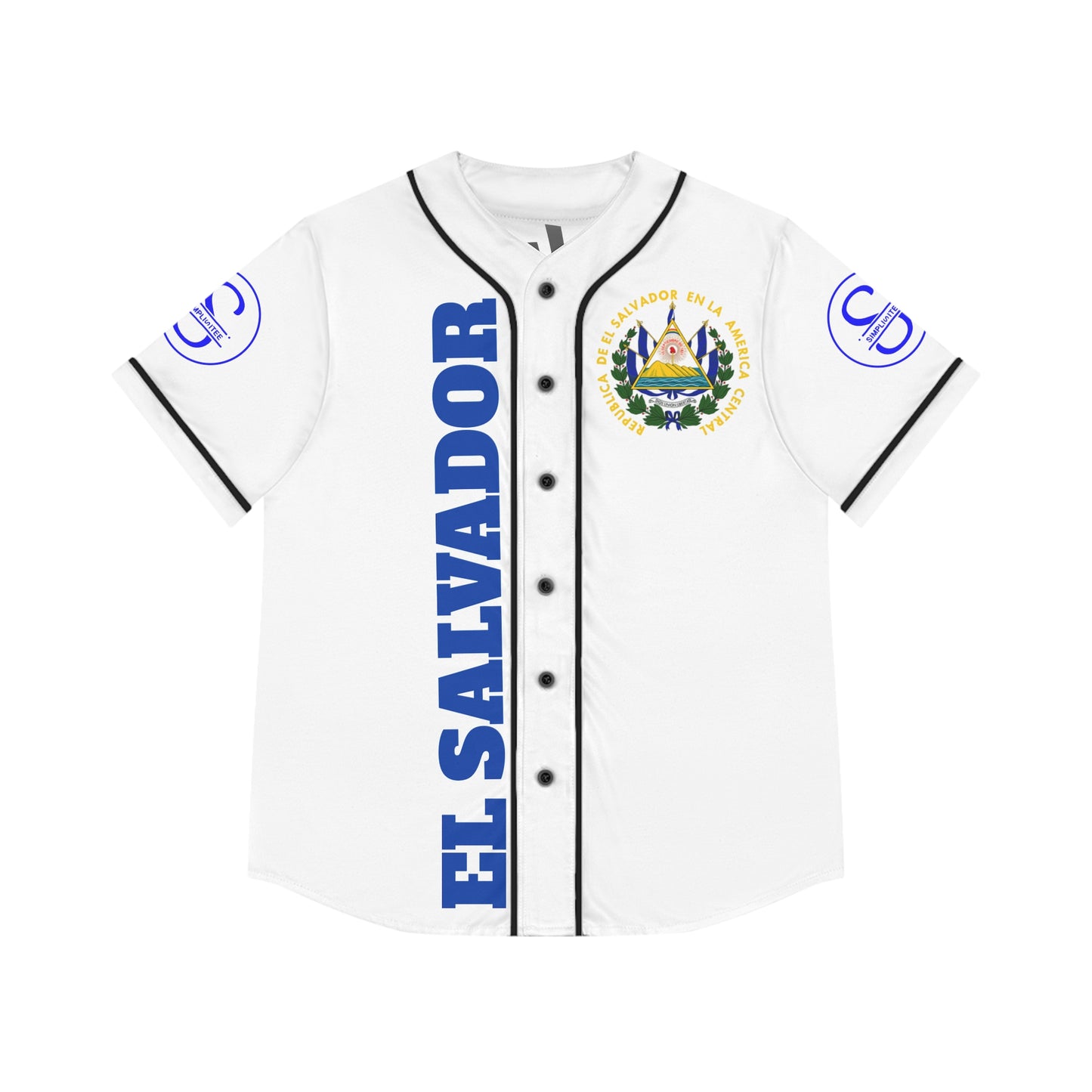 Simplisitee El Salvador Women's Baseball Jersey, Sports Apparel for Fans, AOP Shirt, Team Spirit Gear, Perfect for Game Day and Celebrations