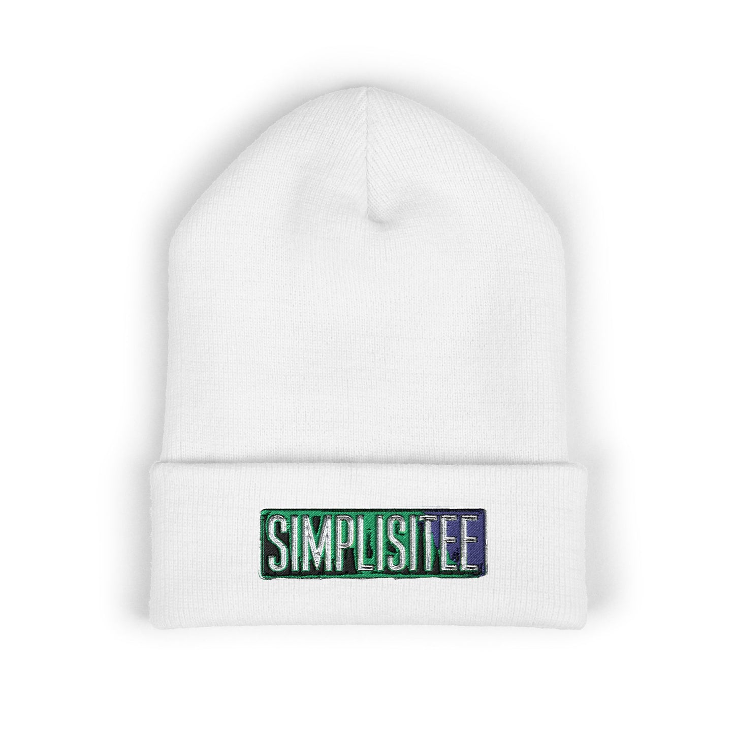 Trendy Embroidered Beanie,  Simplisitee - Fashionable Winter Hat, Cozy Knit Cap, Gift for Him/Her, Street Style Accessory