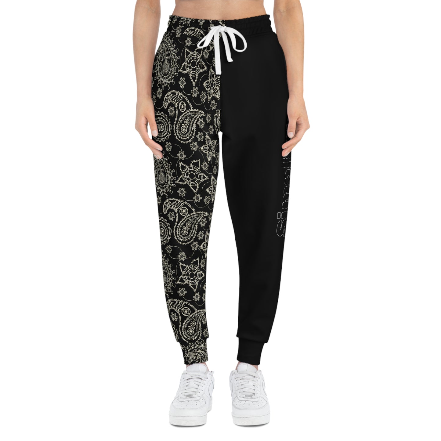 Simplisitee - Trendy Paisley Athletic Joggers for Casual Comfort