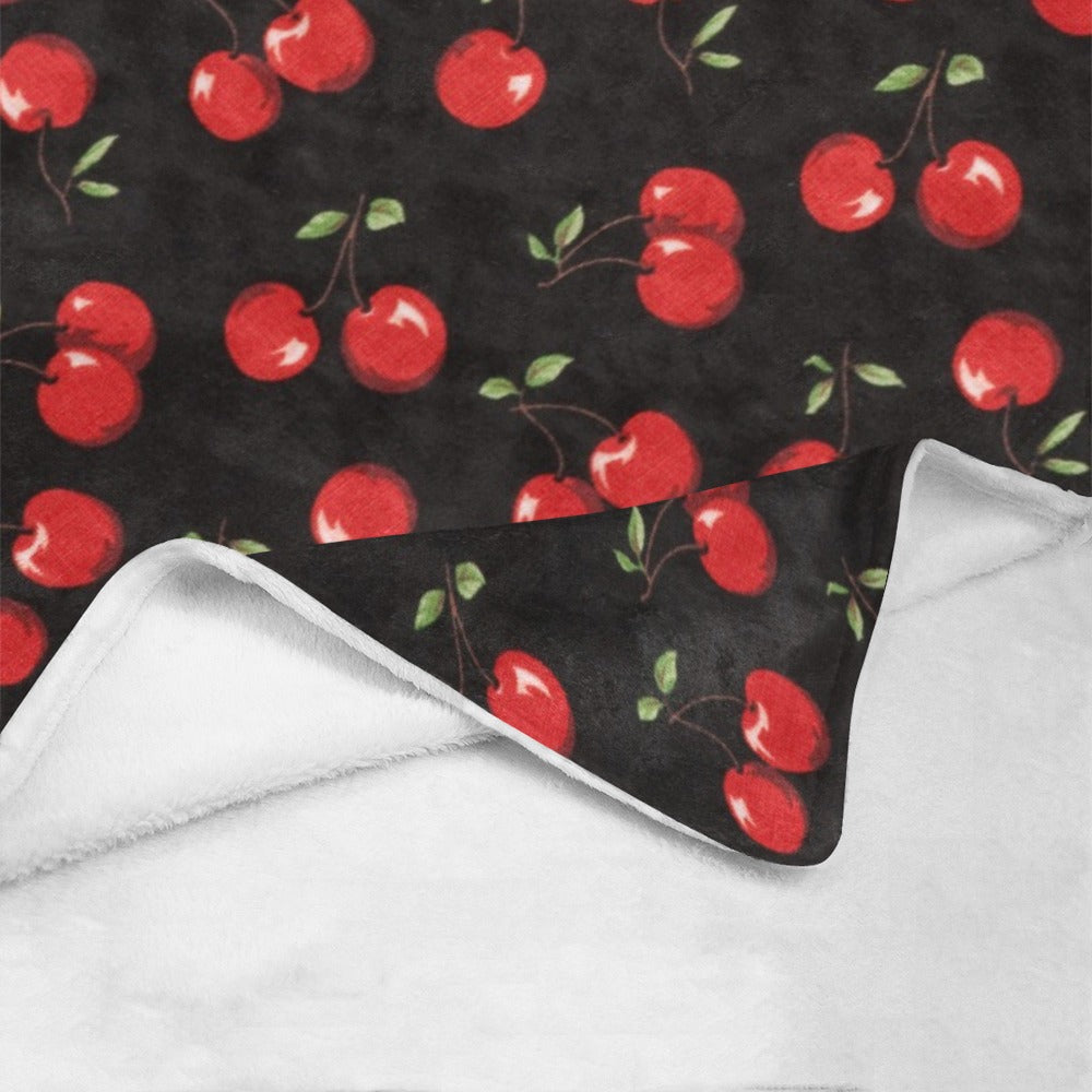 Seamless Cherry Pattern 65470690.jpg Ultra-Soft Micro Fleece Blanket 50"x60"