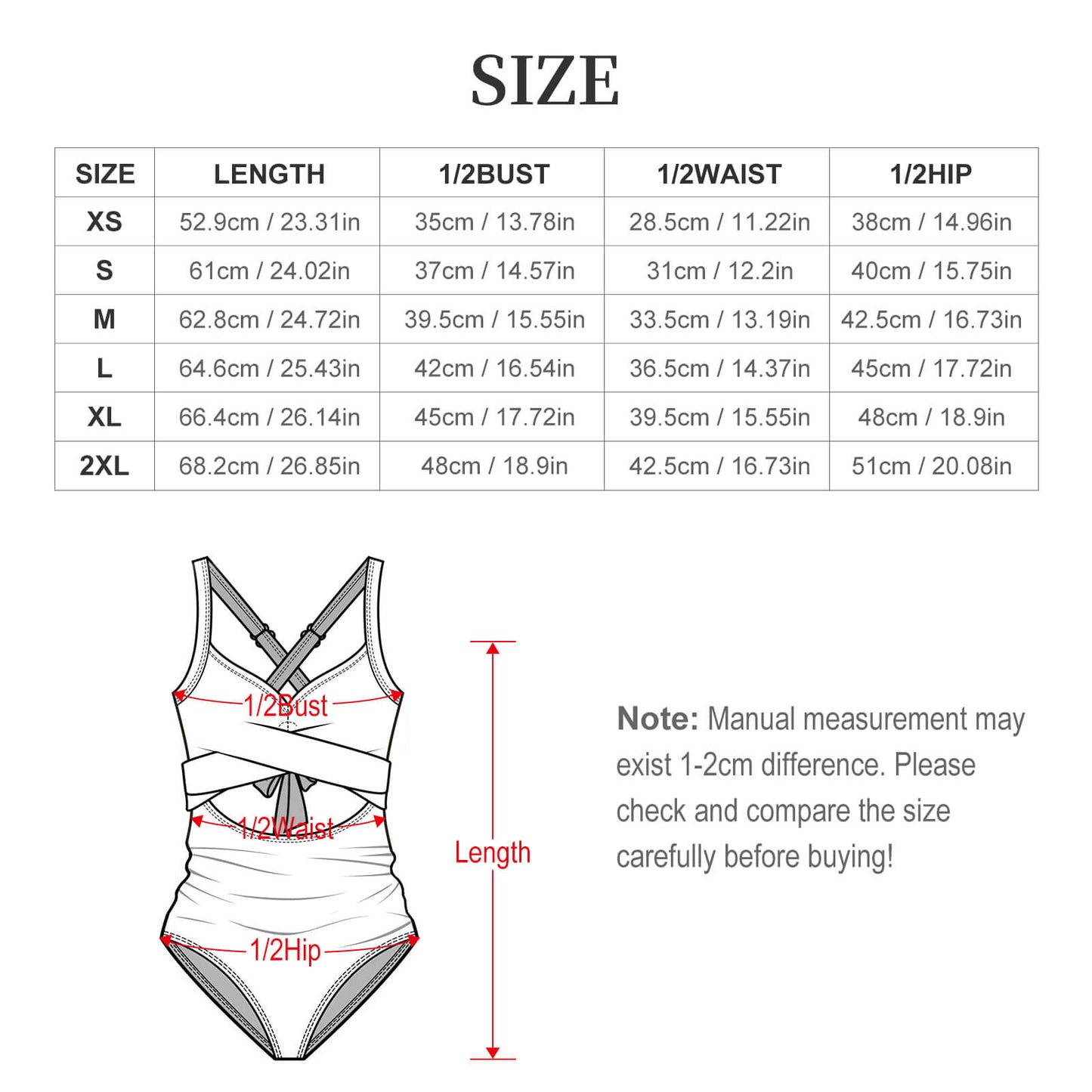Women's Twist Front Tie Back Swimsuit