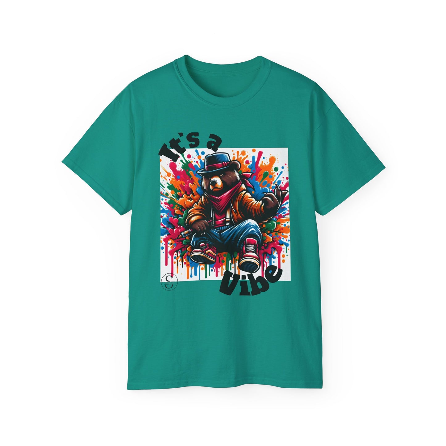 Simplisitee - It's a Vibe Unisex Ultra Cotton Tee - Funky Graphic Tee for Casual Outings & Parties