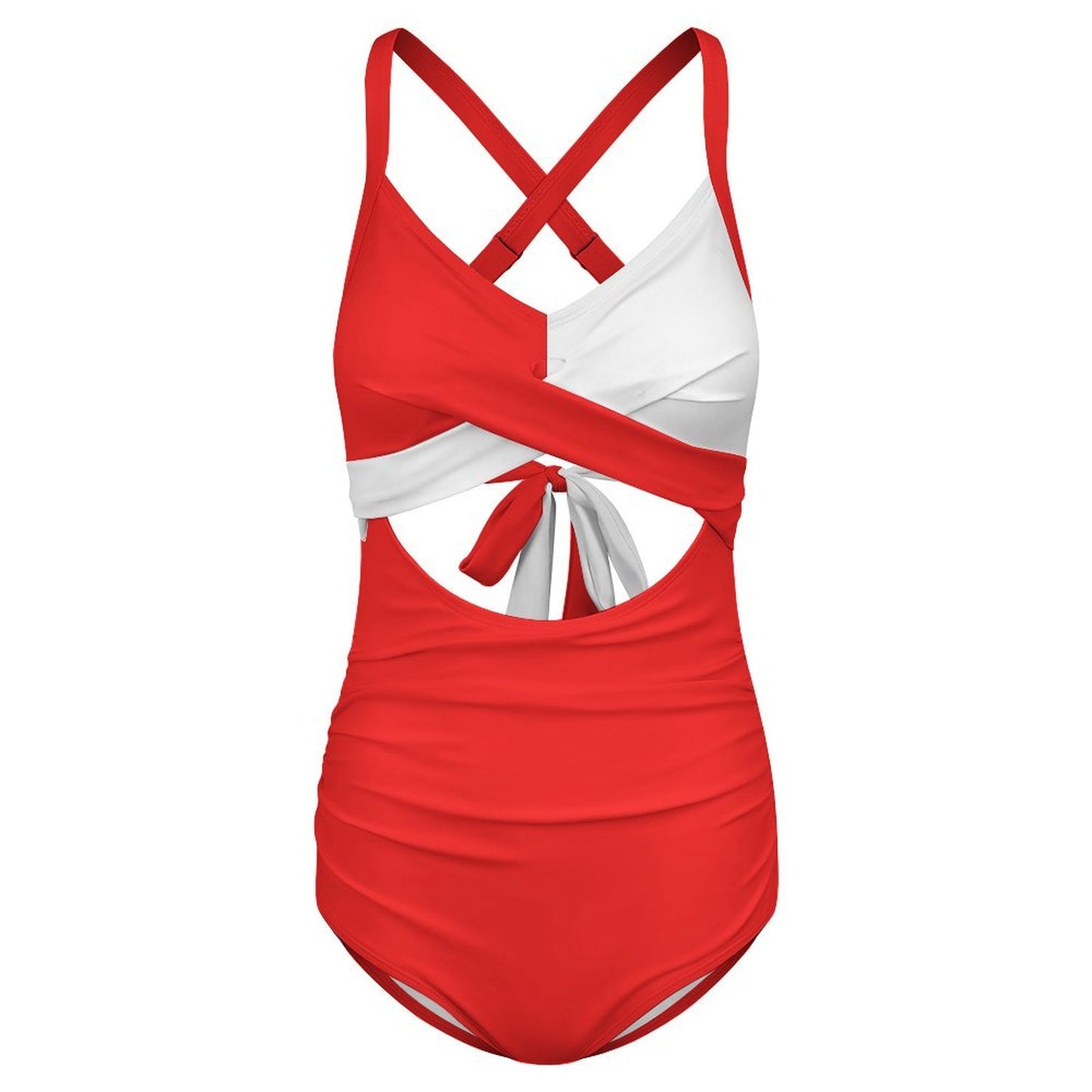 Women's Twist Front Tie Back Swimsuit