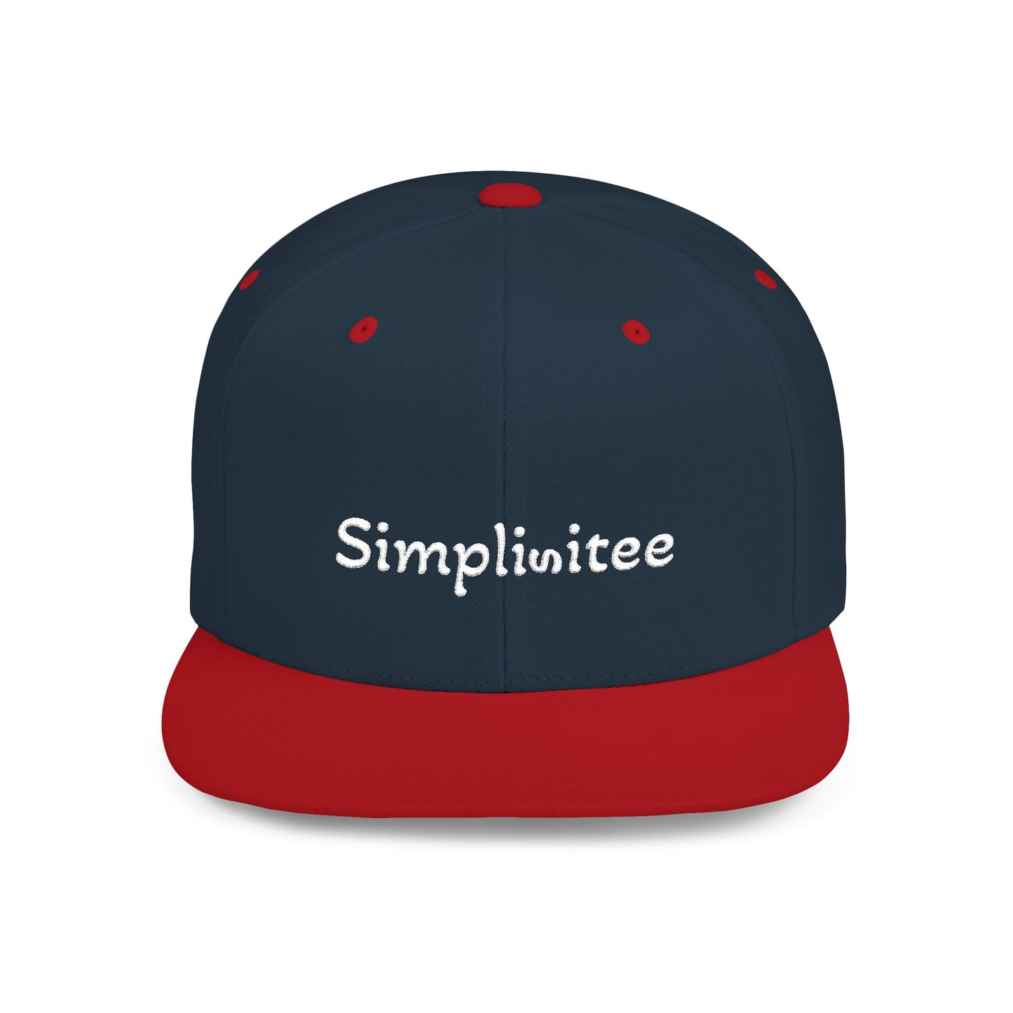 Simplisitee - Stylish Flat Bill Snapback Hat, Trendy Cap, Streetwear Essential, Casual Fashion Accessory, Gift for Him/Her, Comfortable and Adjustable