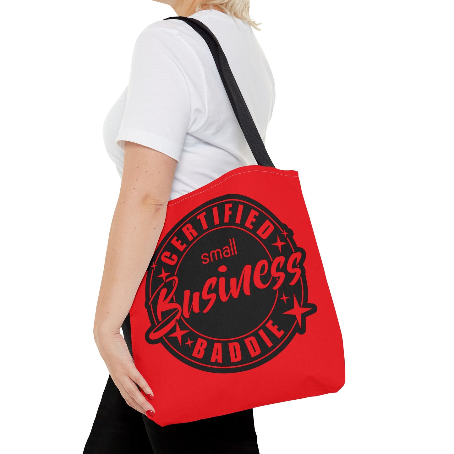 Simplisitee - Certified Baddie Tote Bag for Small Business Owners, Motivational Bag, Gift for Entrepreneurs, Stylish Shopping Tote, Business Merchandise