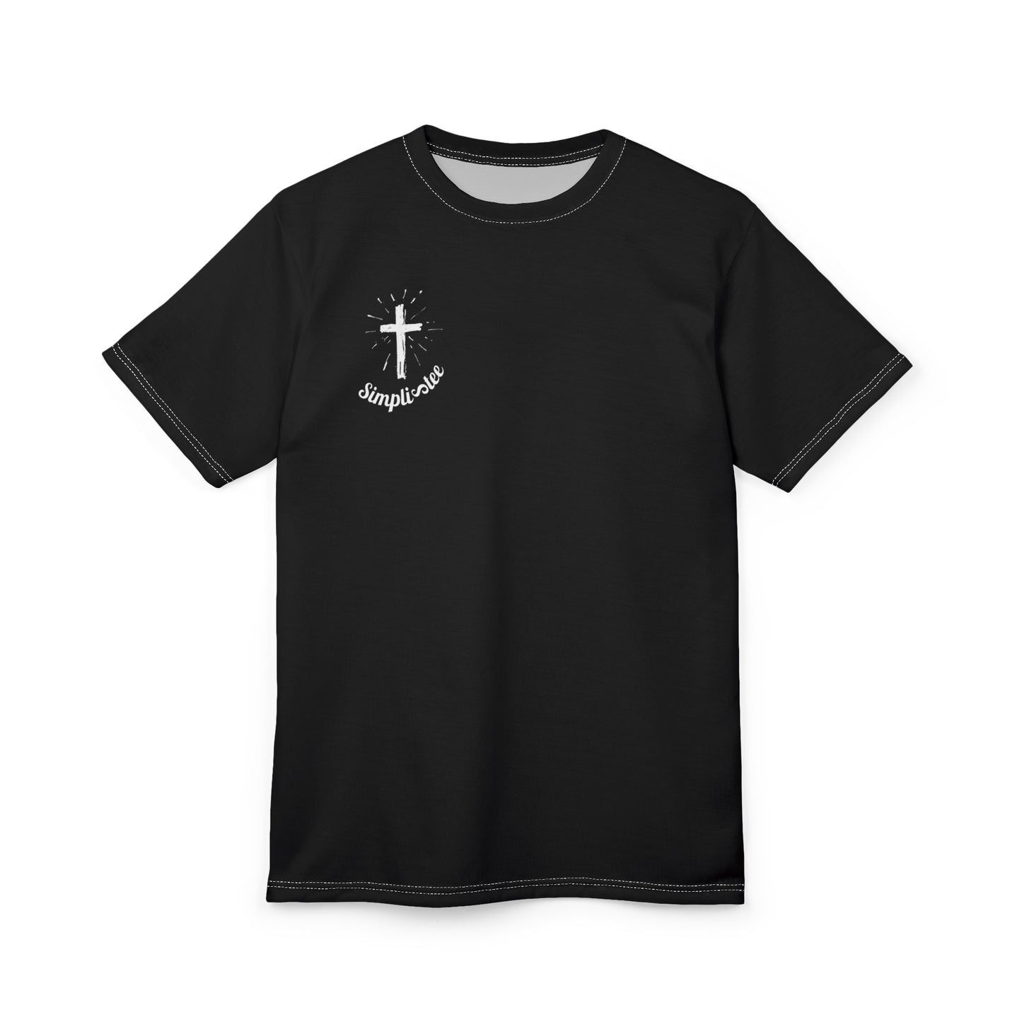 Simplisitee - Faith-Inspired Unisex Tee, Inspirational T-Shirt, Cross Design Shirt, Casual Faith Apparel, Gift for Believers, Everyday Wear