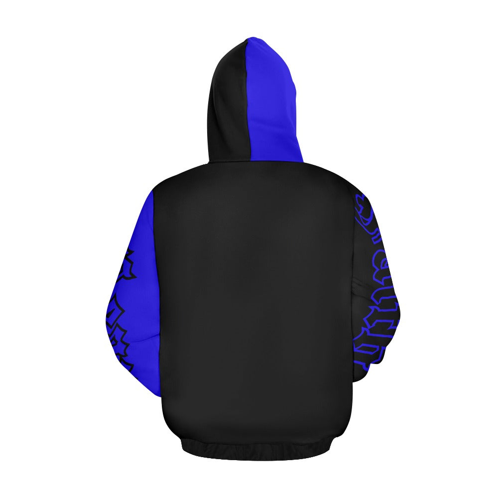 dark blue hoodie All Over Print Hoodie for Men (USA Size) (Model H13)
