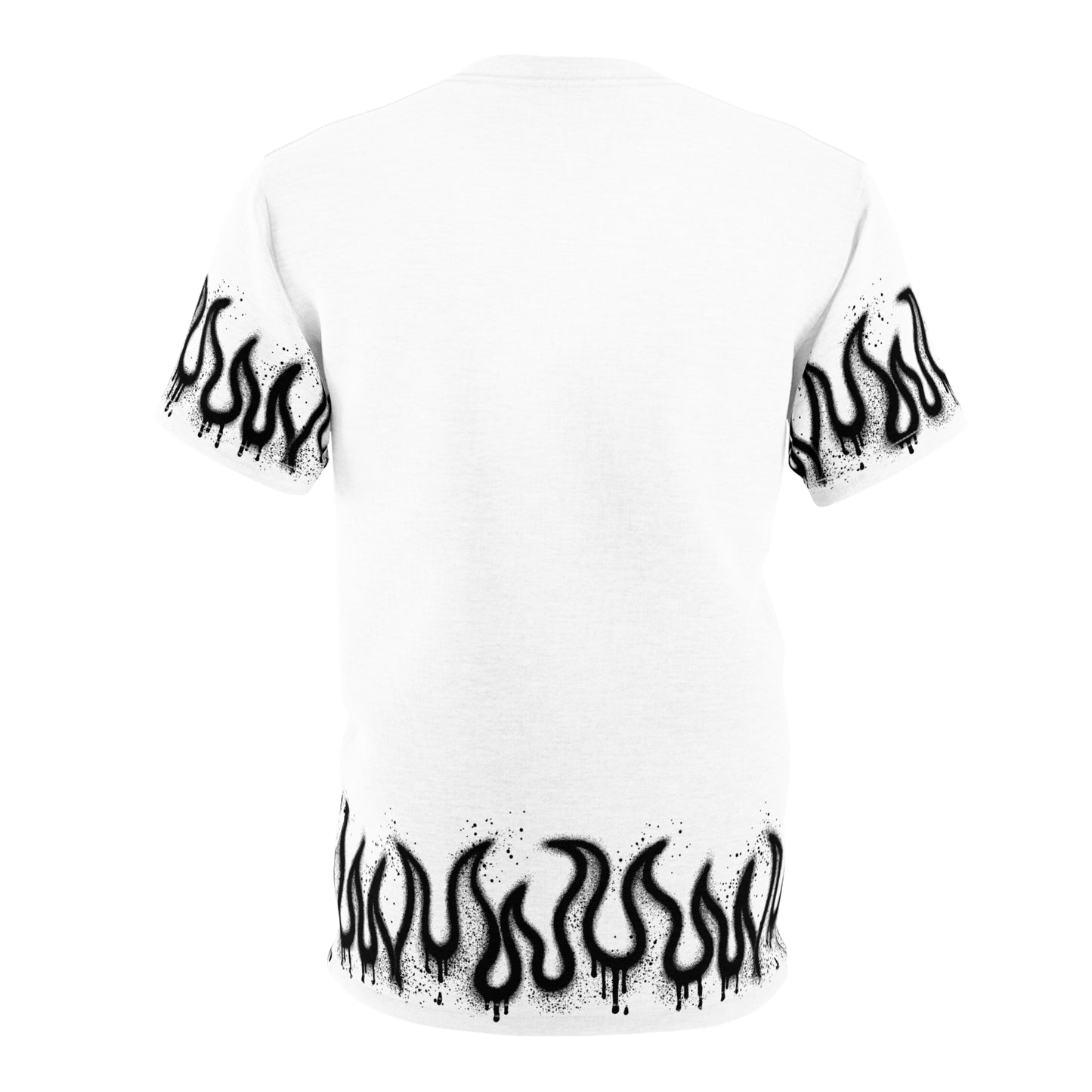 Flaming Graphic Tee - Streetwear
