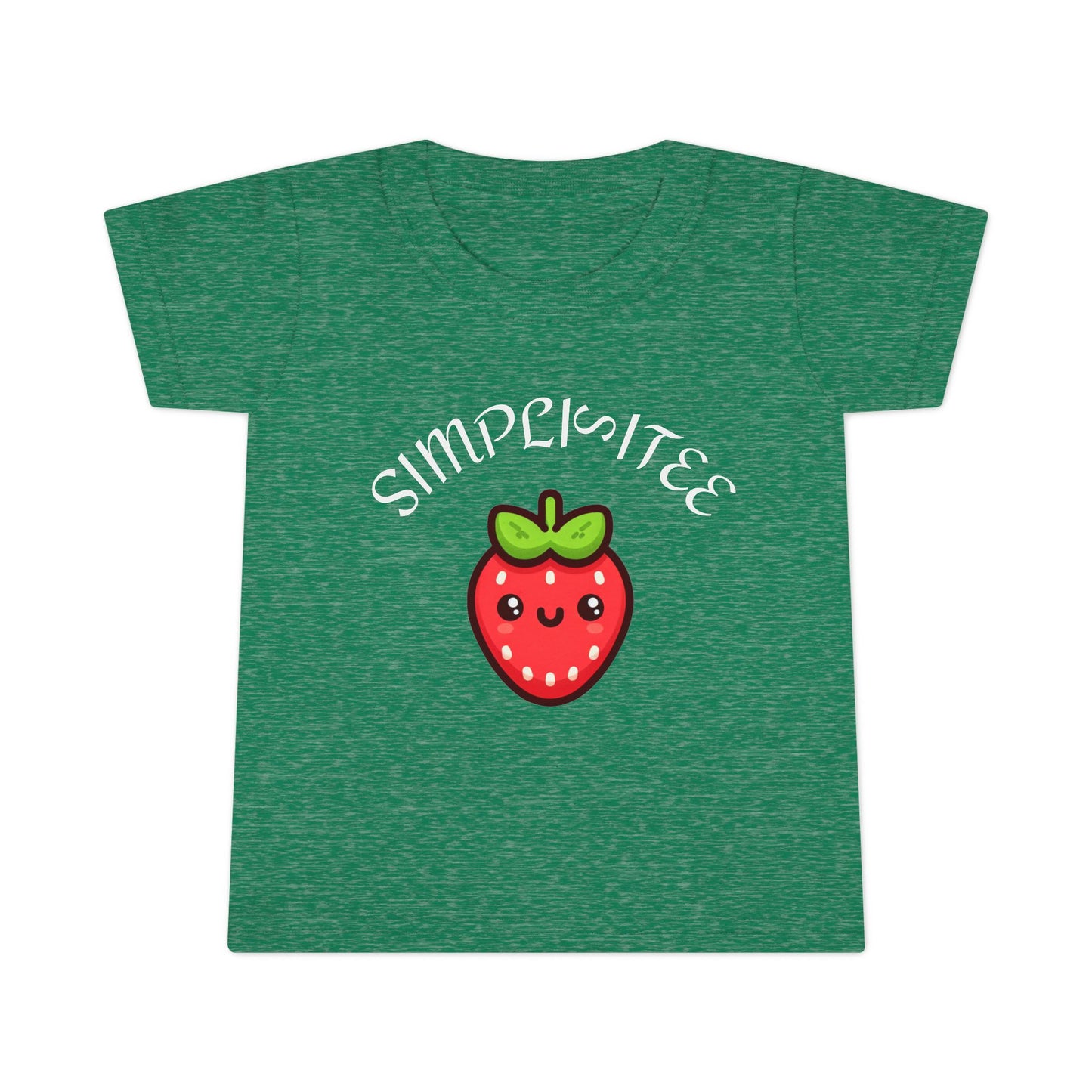 Simplisitee Cute Strawberry Toddler T-Shirt, Simple Style Kids Tee, Birthday Gift, Summer Outfit, Playtime Apparel