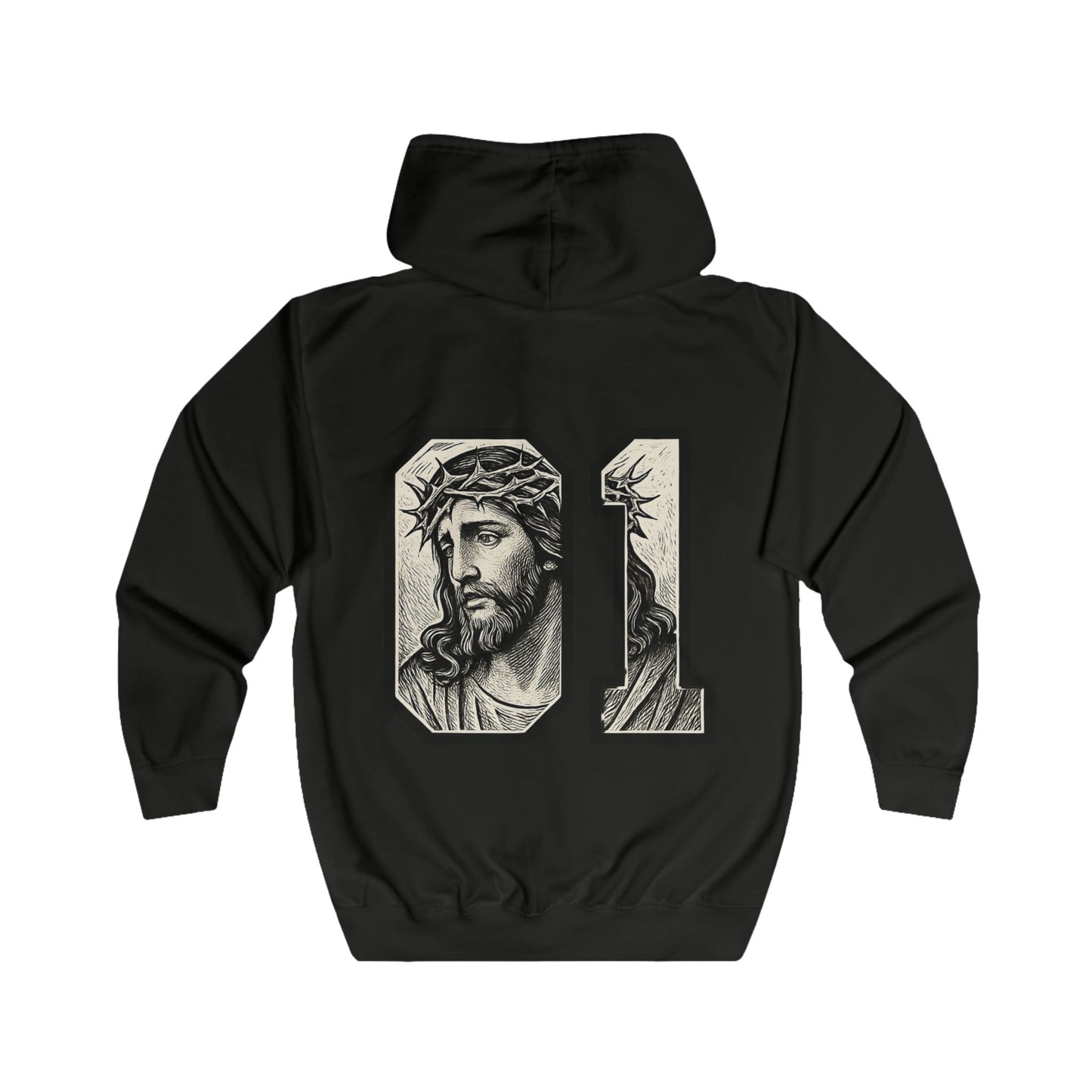 Simplisitee - Fear Less Unisex Full Zip Hoodie, Inspirational Apparel, Faith-Based, Casual Streetwear, Ideal Gift for Holidays