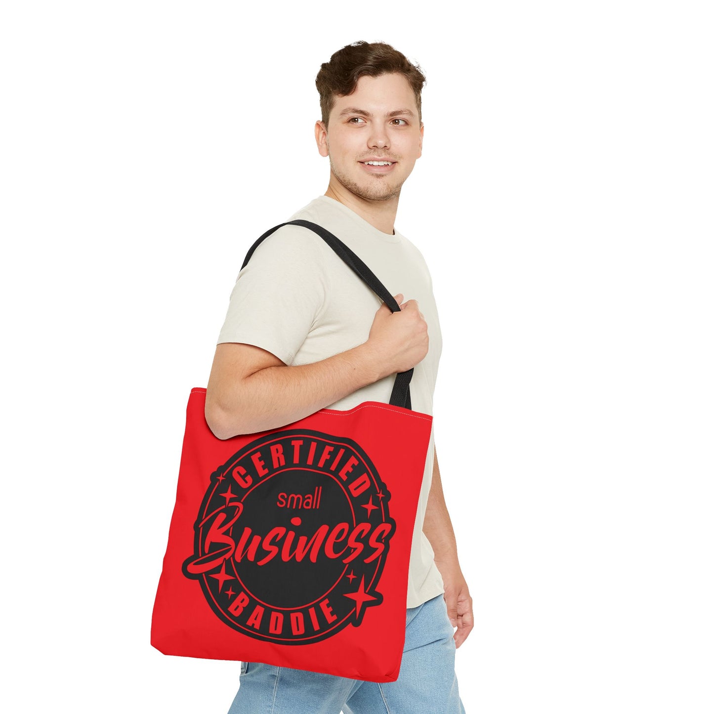 Simplisitee - Certified Baddie Tote Bag for Small Business Owners, Motivational Bag, Gift for Entrepreneurs, Stylish Shopping Tote, Business Merchandise