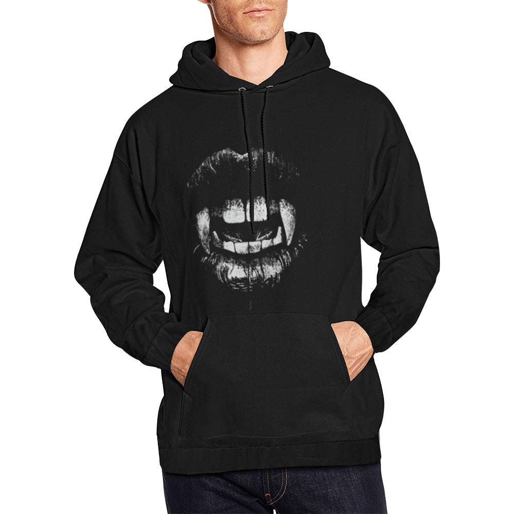 lip teeth All Over Print Hoodie for Men (USA Size) (Model H13)