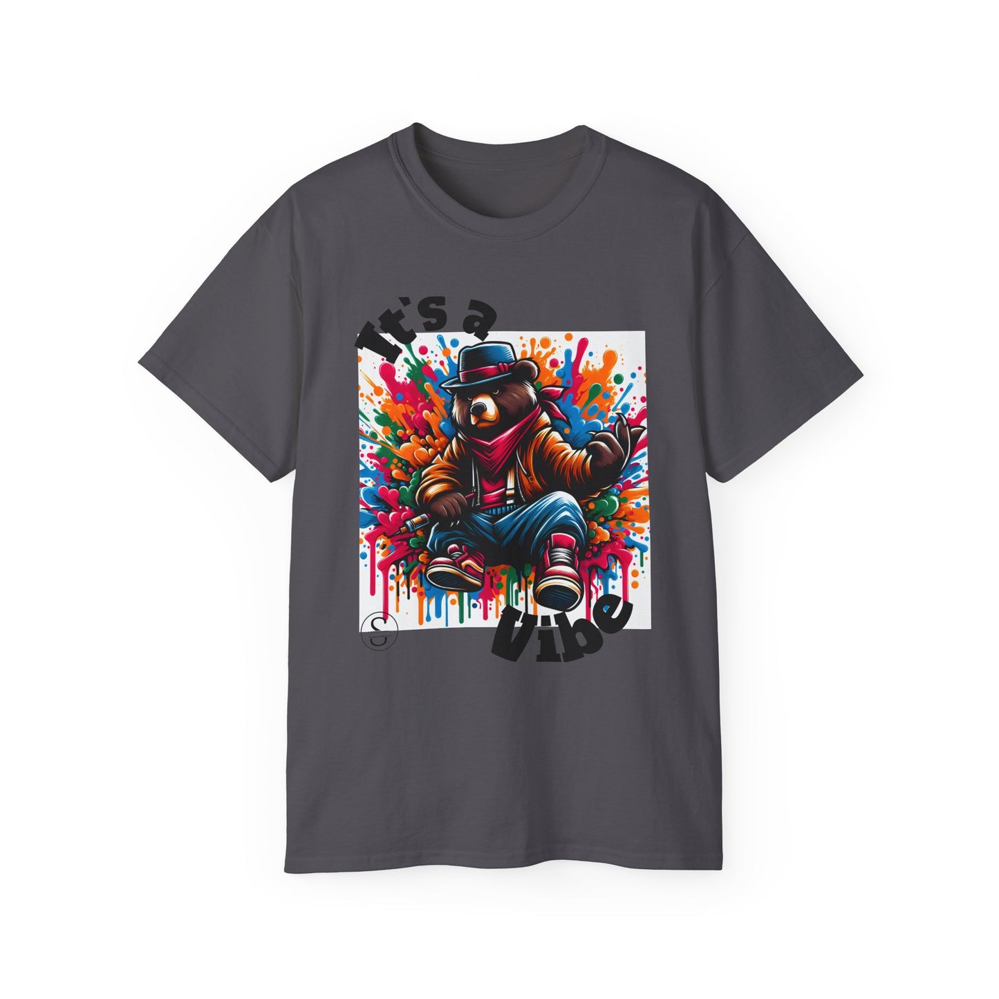 Simplisitee - It's a Vibe Unisex Ultra Cotton Tee - Funky Graphic Tee for Casual Outings & Parties