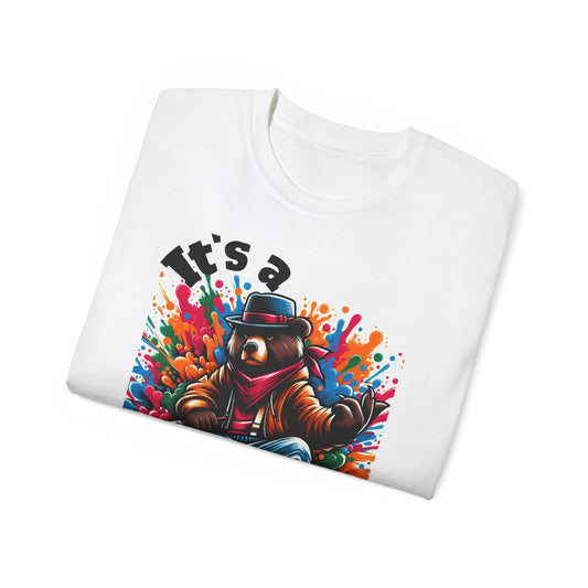 Simplisitee - It's a Vibe Unisex Ultra Cotton Tee - Funky Graphic Tee for Casual Outings & Parties