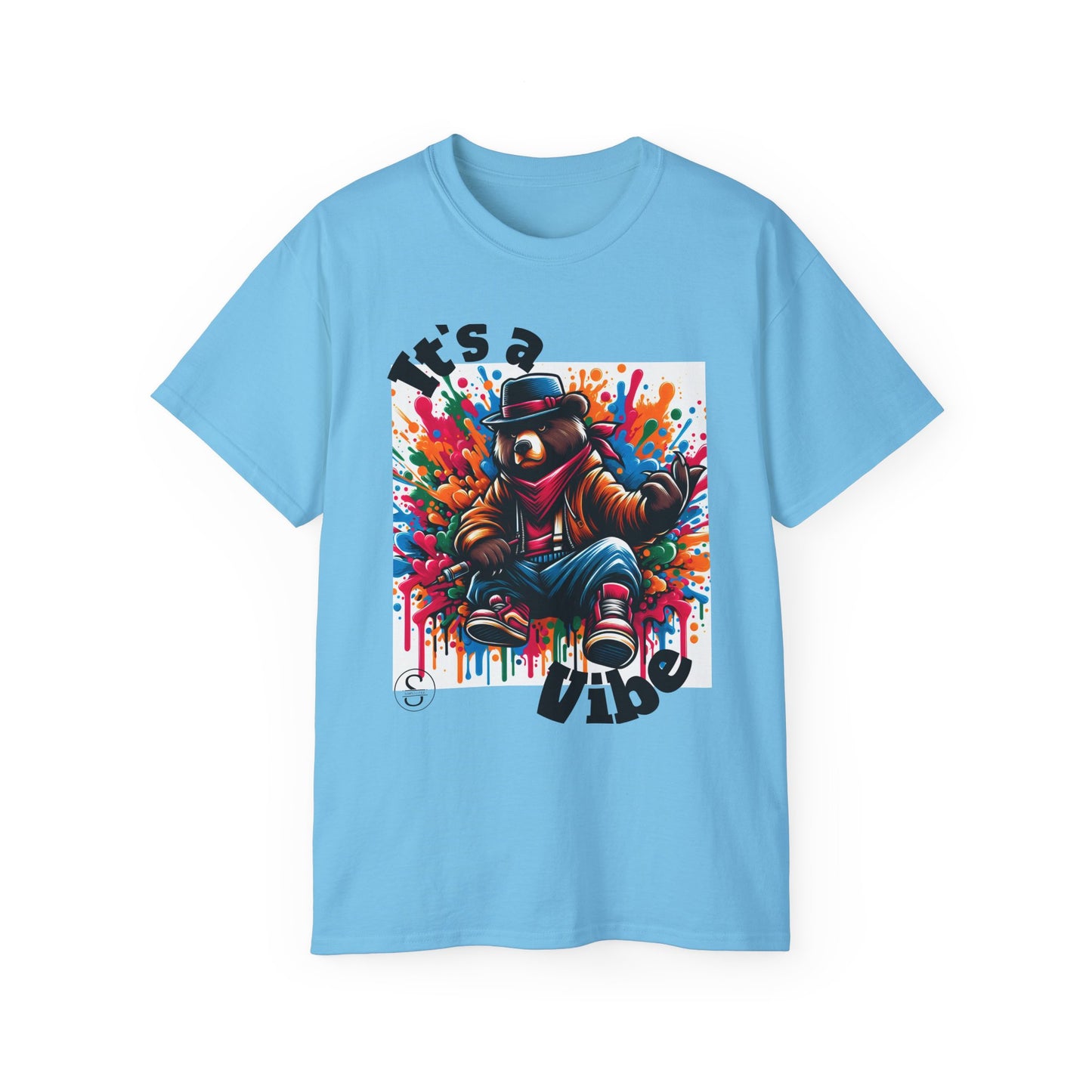 Simplisitee - It's a Vibe Unisex Ultra Cotton Tee - Funky Graphic Tee for Casual Outings & Parties