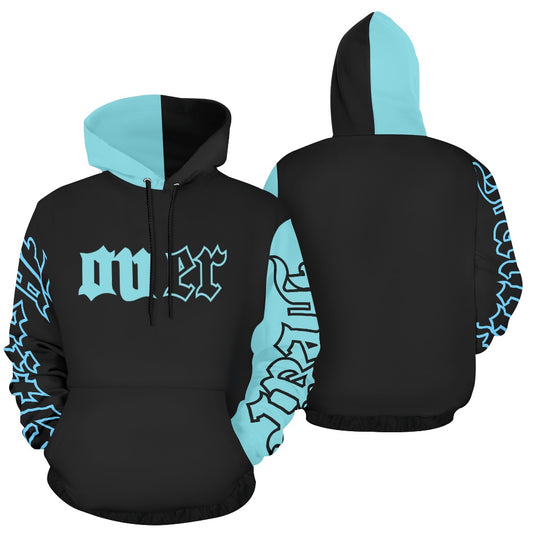 Simplisitee - Light Blue, Transparent Background All Over Print Hoodie for Men (USA Size) (Model H13)