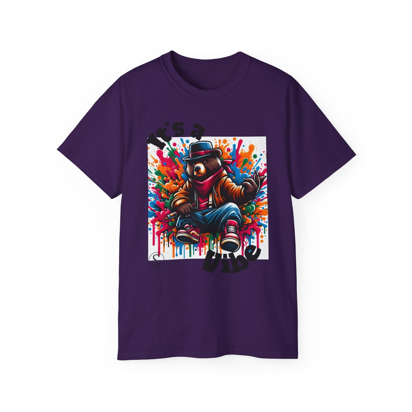 Simplisitee - It's a Vibe Unisex Ultra Cotton Tee - Funky Graphic Tee for Casual Outings & Parties