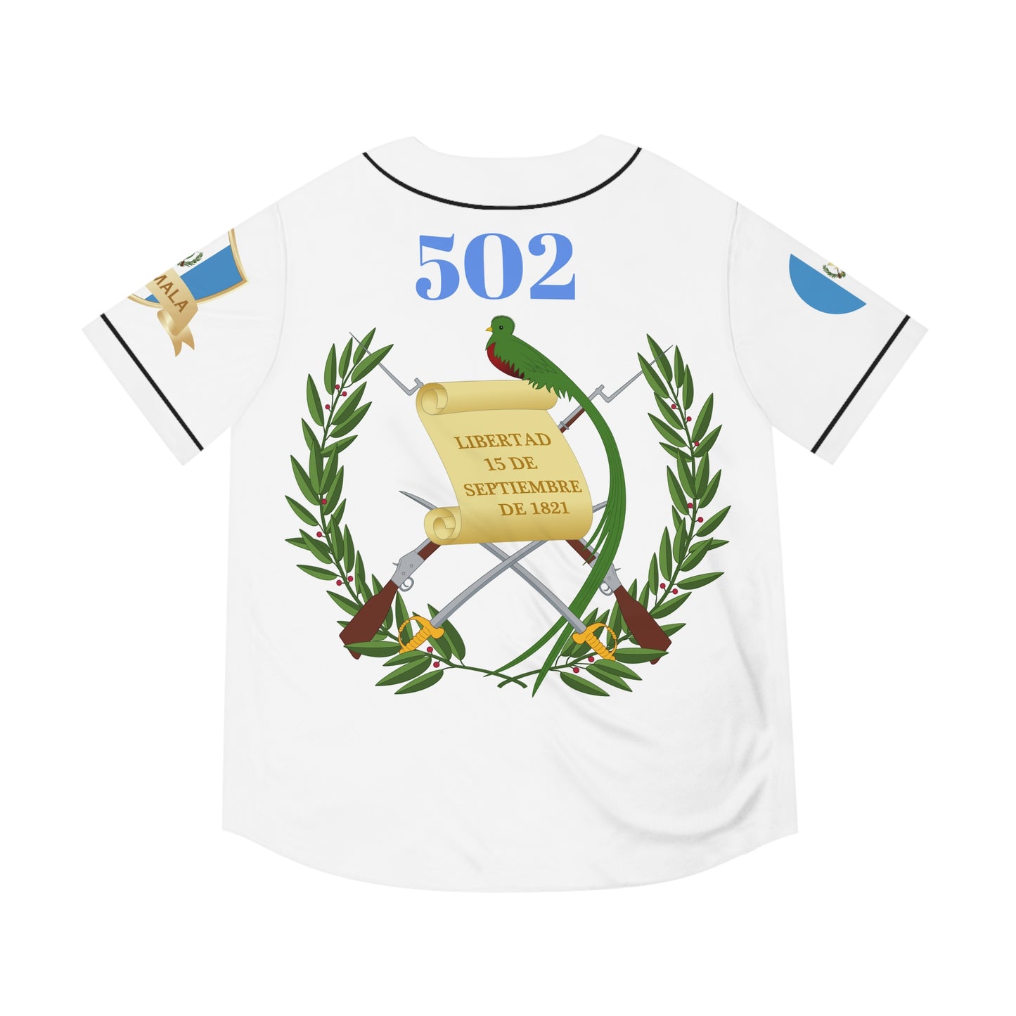 Guatemala Men's Custom Baseball Jersey, Sporty Tees, Perfect for National Celebrations, Gifts for Fans, Sports Enthusiasts, Fun Summer Wear