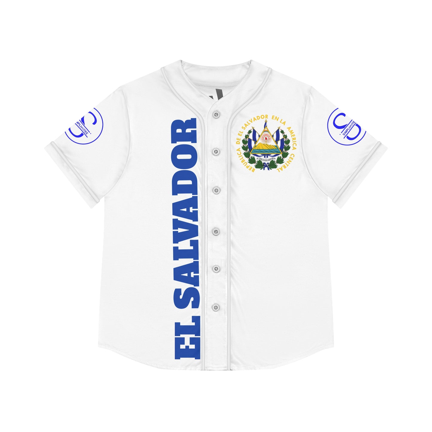 Simplisitee El Salvador Women's Baseball Jersey, Sports Apparel for Fans, AOP Shirt, Team Spirit Gear, Perfect for Game Day and Celebrations
