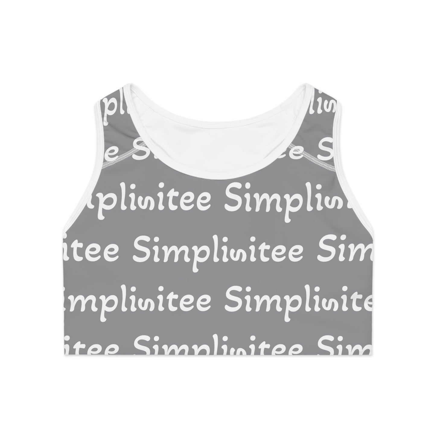 Simplisitee - Simplified Style Sports Bra | Comfortable Activewear, Gym Top, Fitness Apparel, Workout Gear, Yoga Sportswear