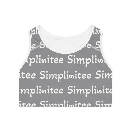 Simplisitee - Simplified Style Sports Bra | Comfortable Activewear, Gym Top, Fitness Apparel, Workout Gear, Yoga Sportswear