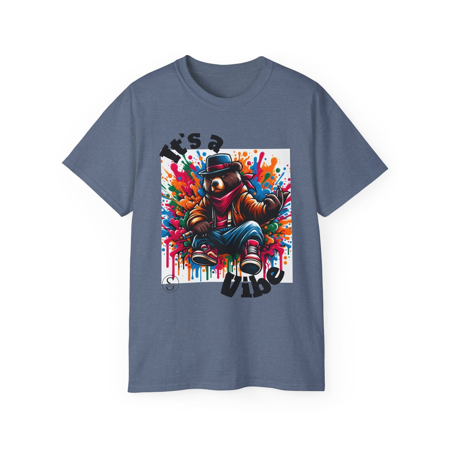 Simplisitee - It's a Vibe Unisex Ultra Cotton Tee - Funky Graphic Tee for Casual Outings & Parties