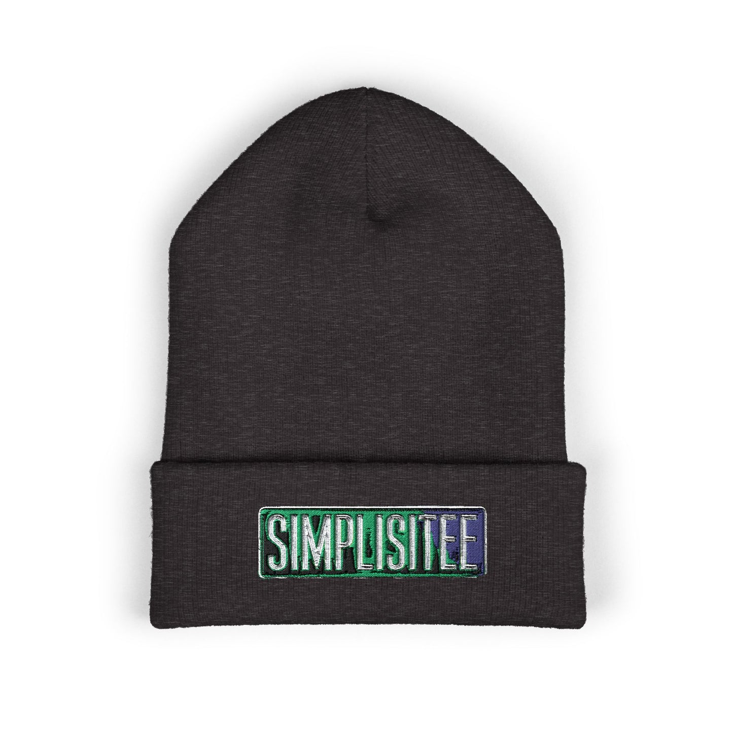 Trendy Embroidered Beanie,  Simplisitee - Fashionable Winter Hat, Cozy Knit Cap, Gift for Him/Her, Street Style Accessory