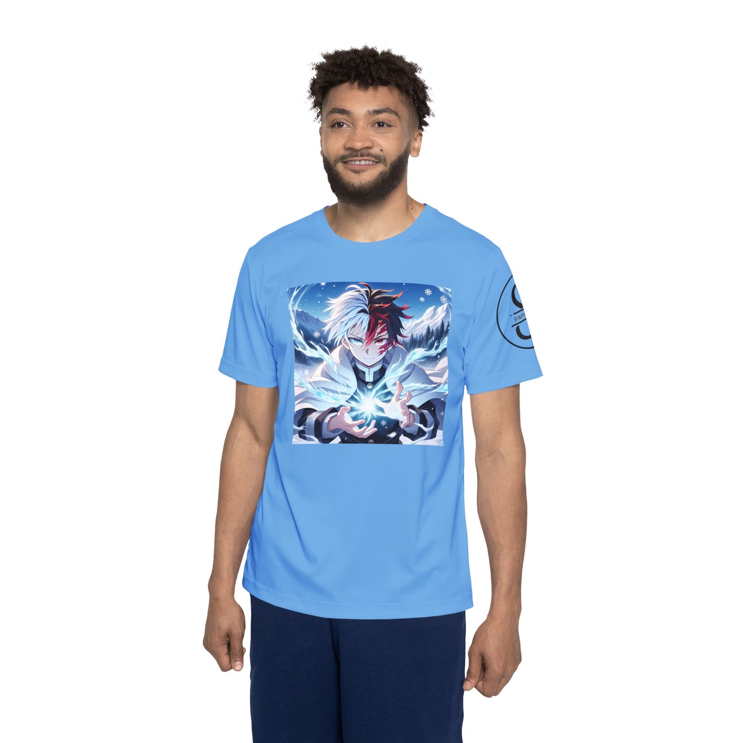 Simlplisitee - Men's Anime Sports Jersey - Perfect for Game Day, Cosplay, or Casual Wear, Unique Gift for Fans, AOP Design with Bold Characters!