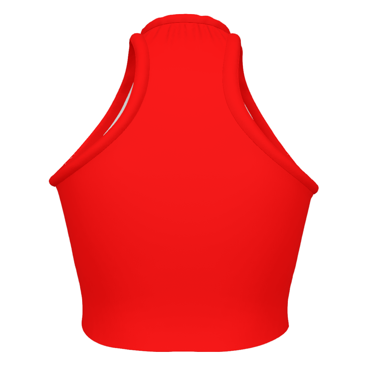 Design Women's High Neck Crop Tank Top