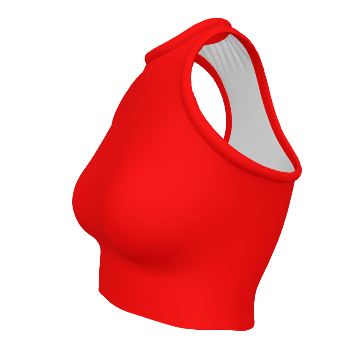 Design Women's High Neck Crop Tank Top