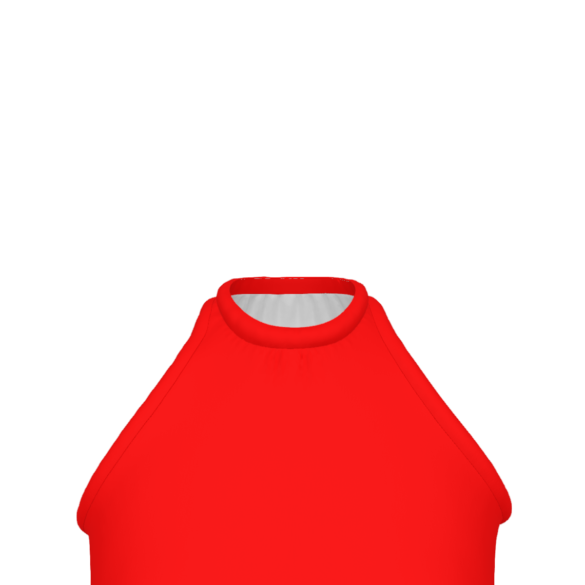 Design Women's High Neck Crop Tank Top