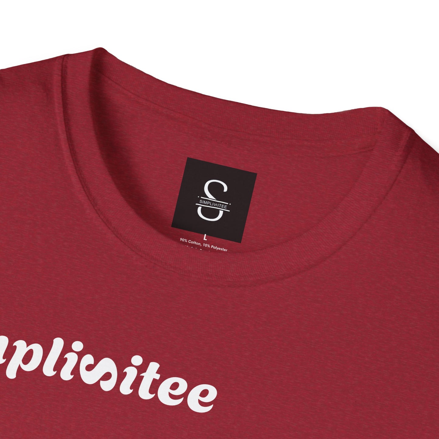 Simplisitee - Elegant Masked Roses T-Shirt - Unisex Softstyle Tee for Celebrations