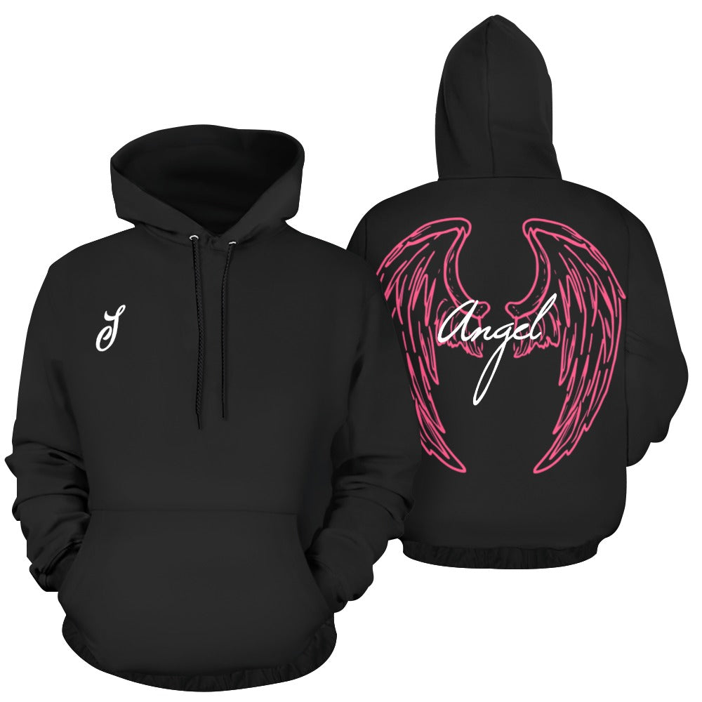 angel wings simplisitee hoodie All Over Print Hoodie for Women (USA Size) (Model H13)