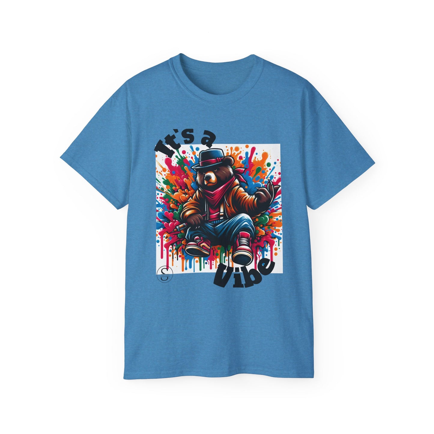Simplisitee - It's a Vibe Unisex Ultra Cotton Tee - Funky Graphic Tee for Casual Outings & Parties
