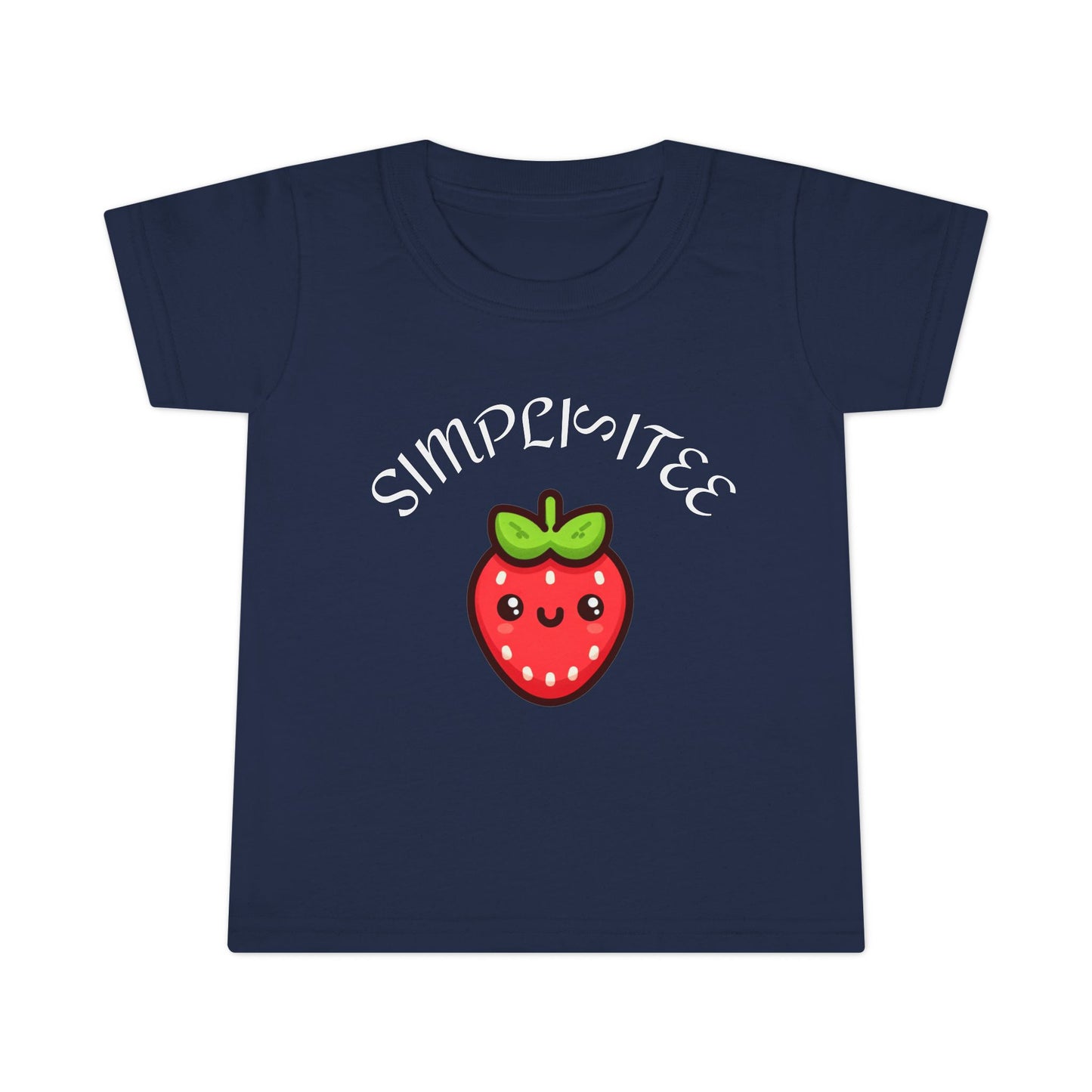 Simplisitee Cute Strawberry Toddler T-Shirt, Simple Style Kids Tee, Birthday Gift, Summer Outfit, Playtime Apparel